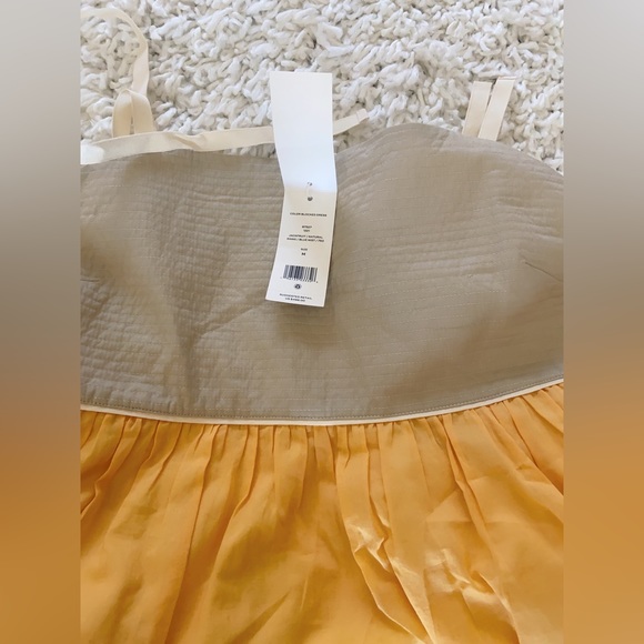 NWT Tory Burch Colorblock Tie-Shoulder Maxi Dress - Picture 6 of 8